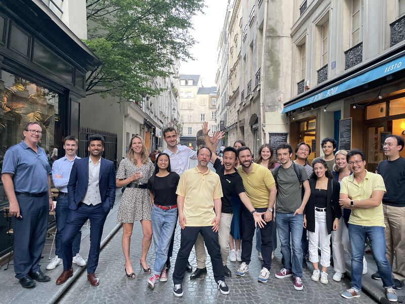 GT Alumni and current GTE students in Paris, France.