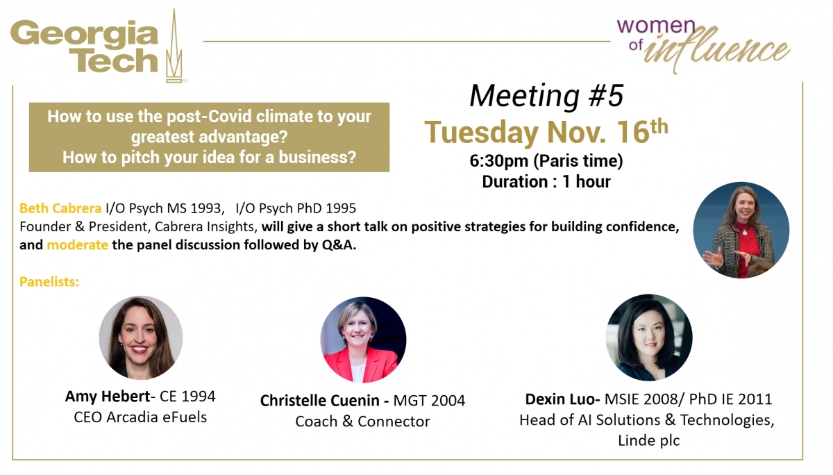 Women of Influence - Europe #5: Positive strategies for building confidence
